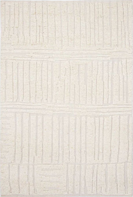 Sandnes ullteppe White, 170x240 cm