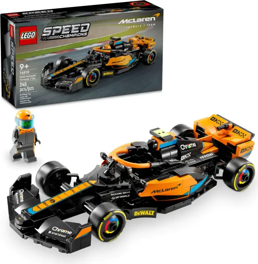 Lego Speed Champions - 2023 Mclaren Formula 1-Racerbil 76919