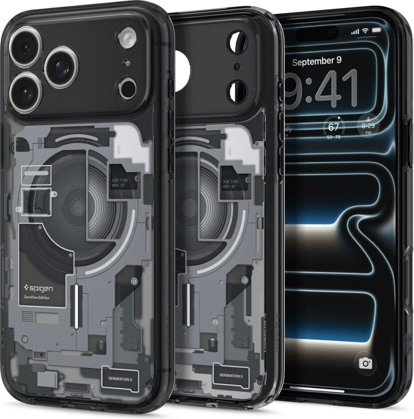 Ultra Hybrid Zero One MagFit (iPhone 17 Pro Max/18 Pro Max) - Svart