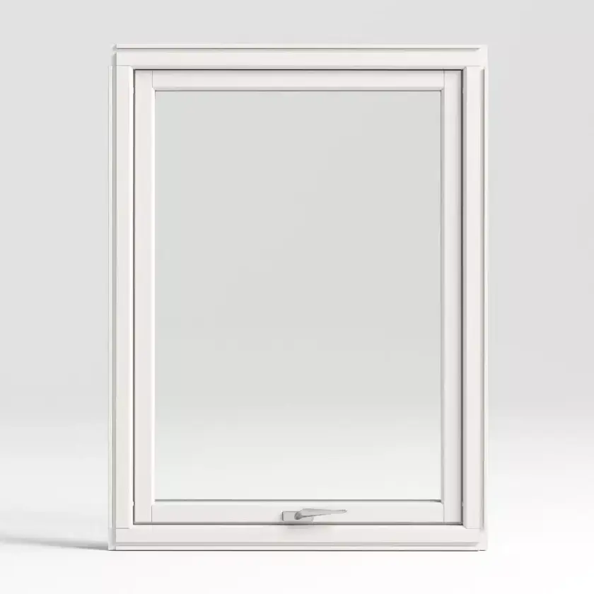 Vindu toppsving 50x120 cm Uno 2-lags glass hvitmalt