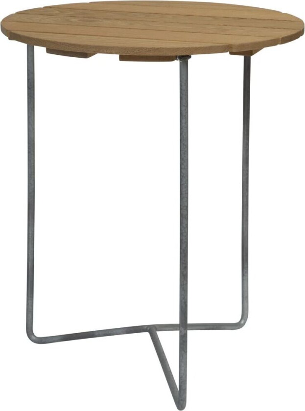 Table 6B bord Ø60 cm Oljet eik-galvaniserte ben