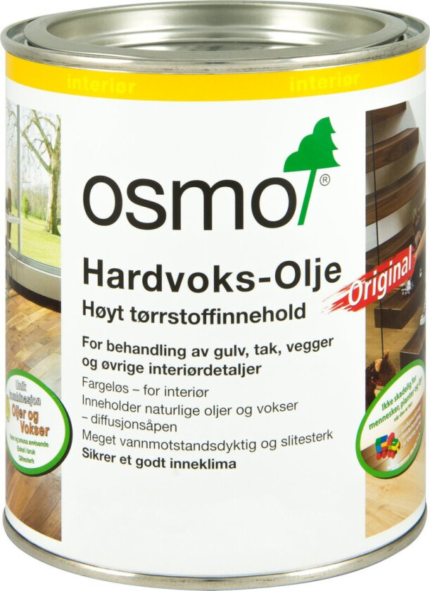 Hardvoksolje Original 3062 Matt 0,75l