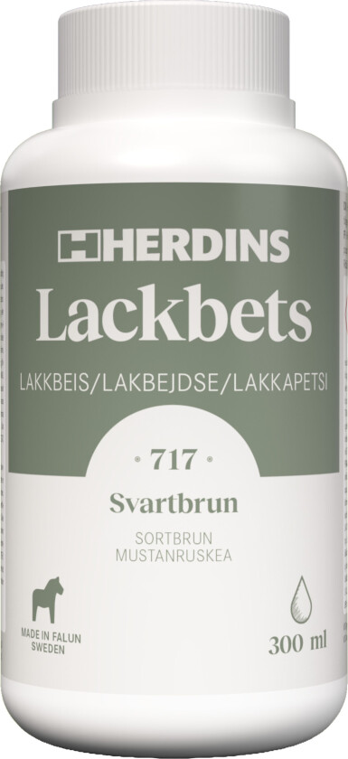 Bilde av LAKKBEIS 717 SVARTBRUN 0,3L