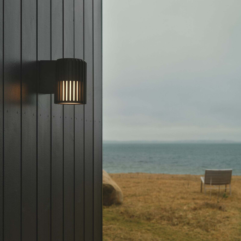 Aludra Utendørs Vegglampe Seaside Black