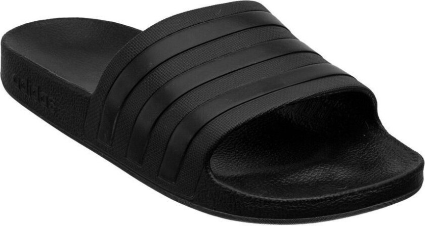Adilette Aqua Slides, Unisex, Voksen, Sort, Monoton