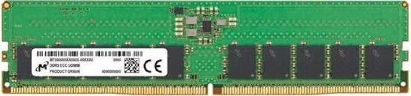 Micron - DDR5 - module - 16 GB - DIMM 288-pin - 5600 MHz - unbuffered