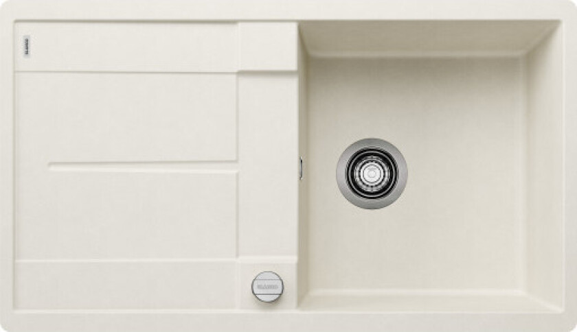 Metra 5S-F MX kjøkkenvask, 85x49 cm, hvit