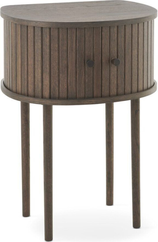 Nattbord Yngvar H68 cm - Brunlakkert eik