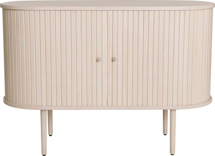 Skjenk Yngvar Hvitpigmentert Eik 110 cm - Hvitpigmentert eik