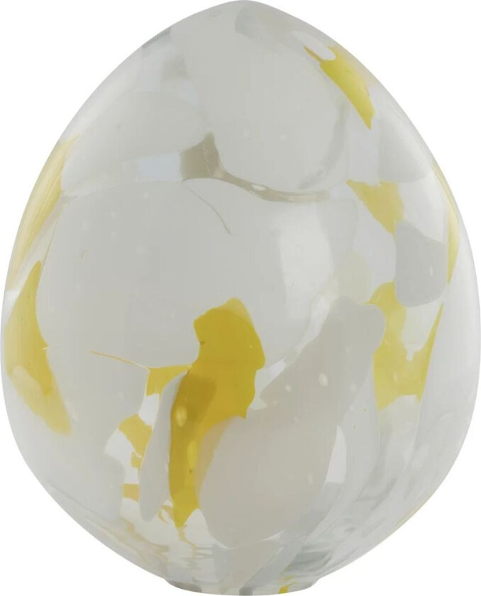 Murina dekorasjonsegg 30 cm White-mellow