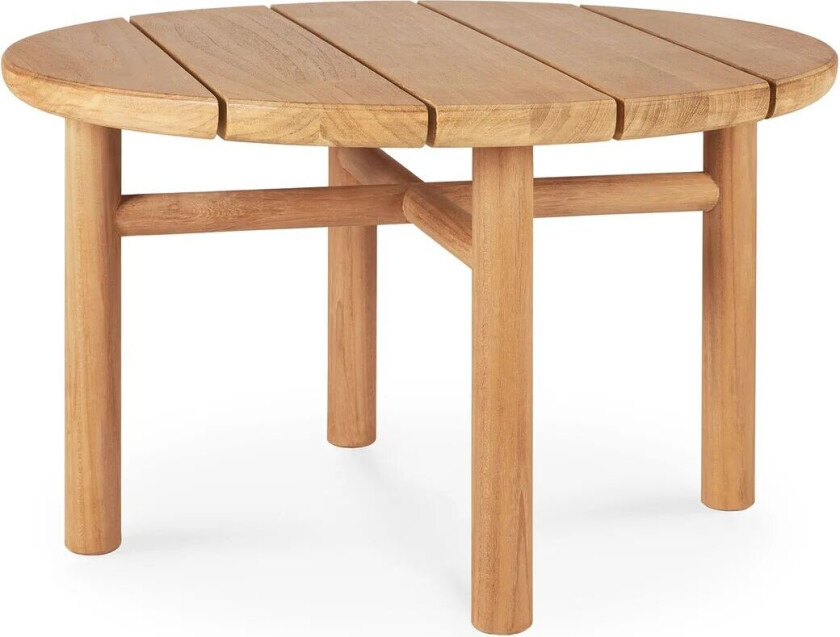 Quatro outdoor salongbord teak Ø 59 cm