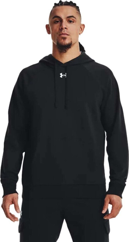 Bilde av Rival Fleece Hoodie, hettegenser herre Black /  / White