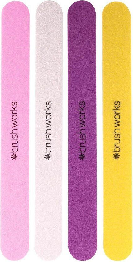 Coloured Nail Files 4pcs