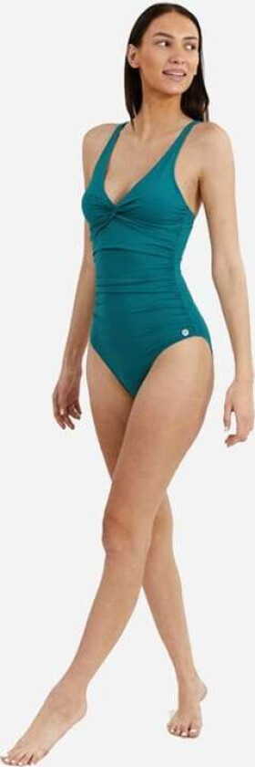 Simi Solid Swimsuit - Deep Jungle Grønn 42