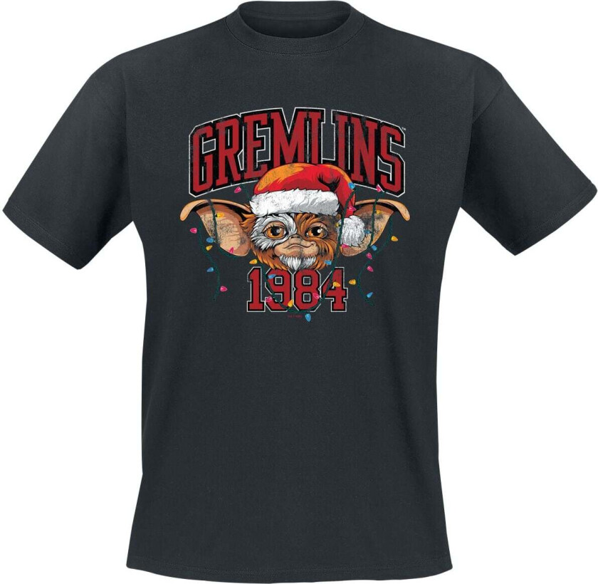 T-skjorte - Christmas - M til 5XL - Herrer - svart