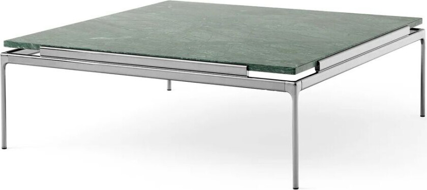 &Tradition Sett LN13 sofabord Verde guatemala-dark chrome