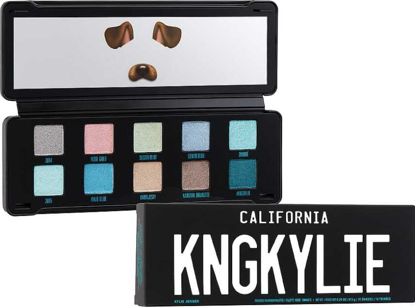 King Kylie Pressed Eyeshadow Shimmer Palette Limited Edition 9