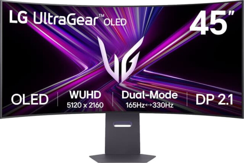 Bilde av UltraGear evo 45GX950B 45'' WUHD/OLED/165Hz/0.03ms gaming-skjerm