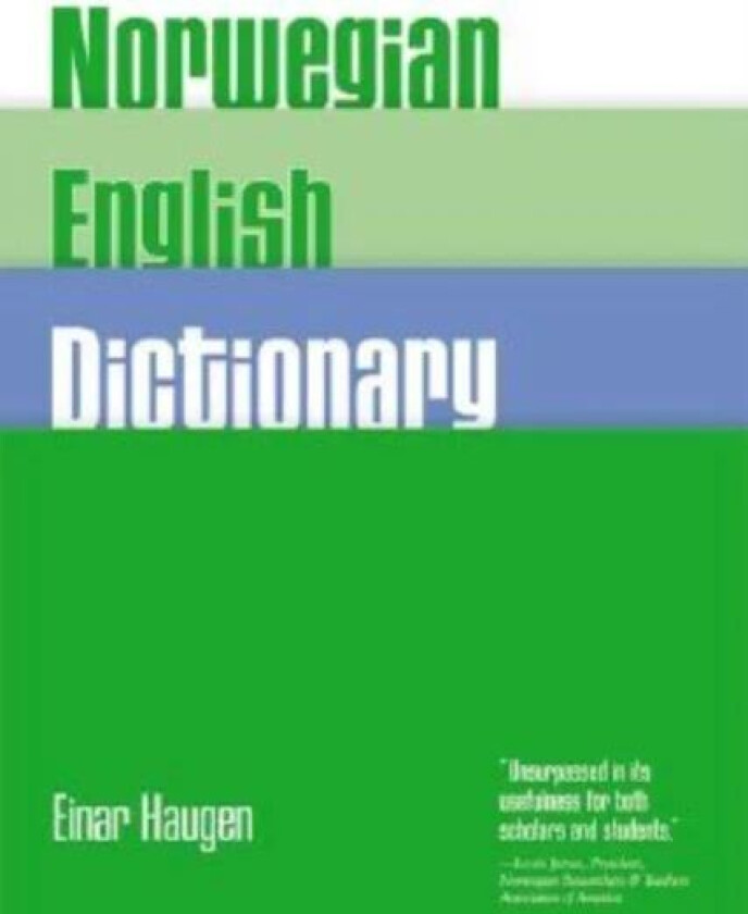 Norwegian-English Dictionary