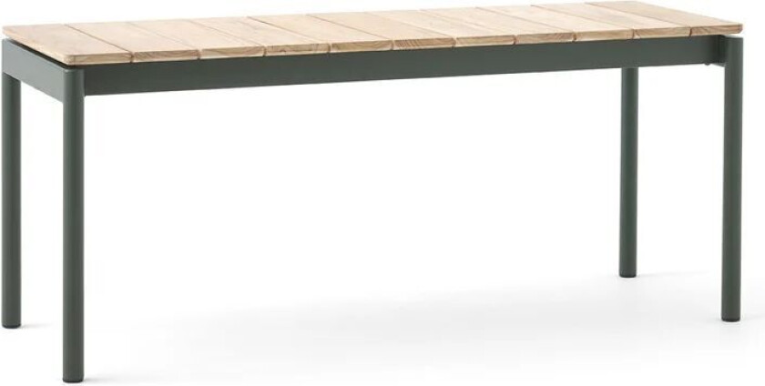 Bilde av &Tradition Ville AV27 benk small 110x40 cm Bronze green