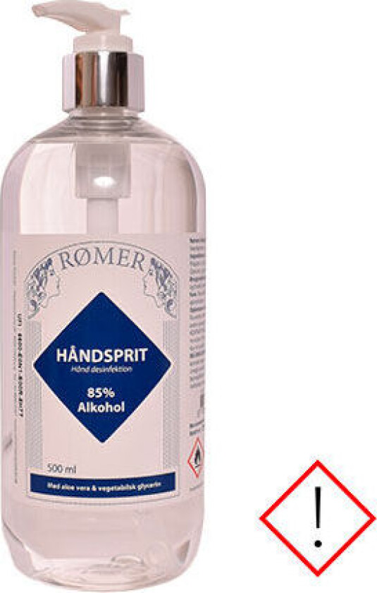 Håndsprit 85% M. Glycerin - 500 ml