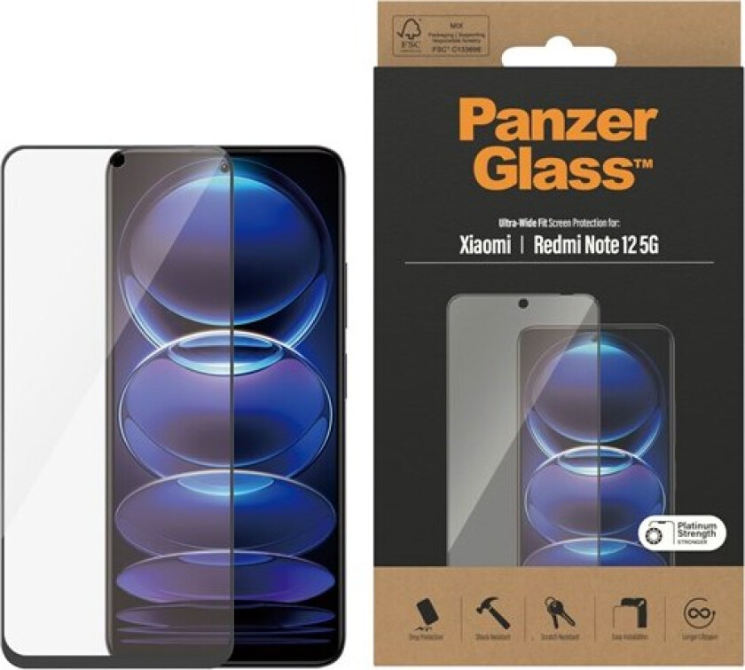 Screen Protector Xiaomi Redmi Note 12 5G | Ultra-Wide Fit