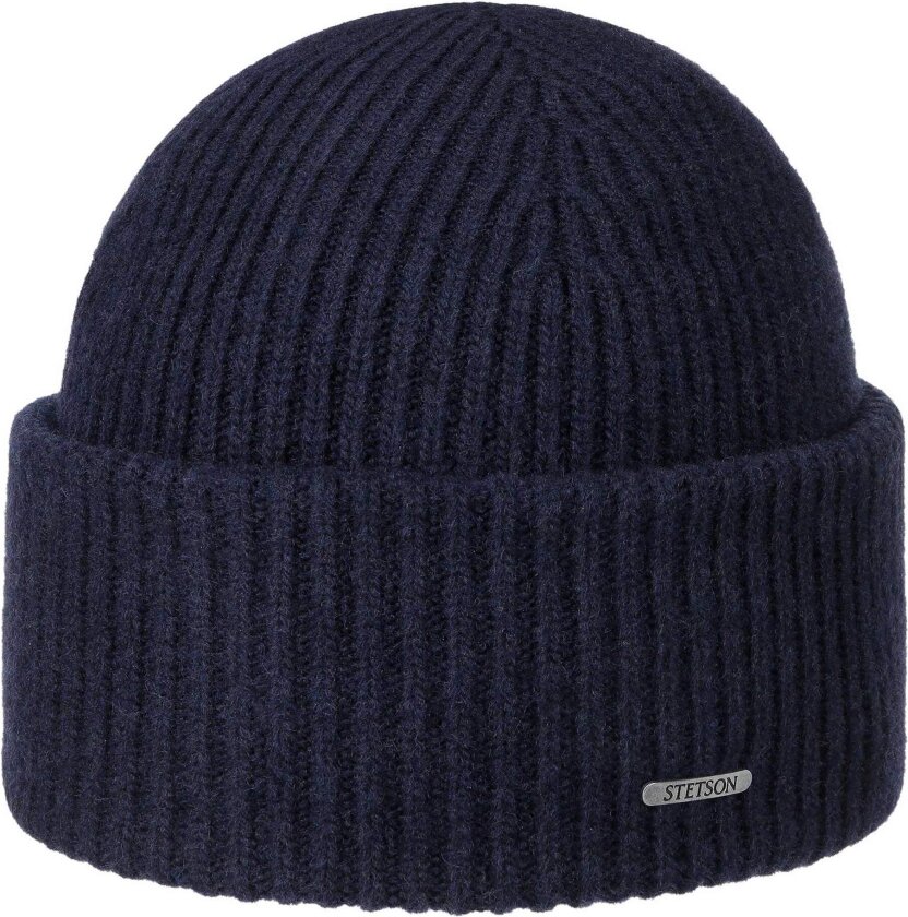 BEANIE MERINO WOOL HIGH NAVY