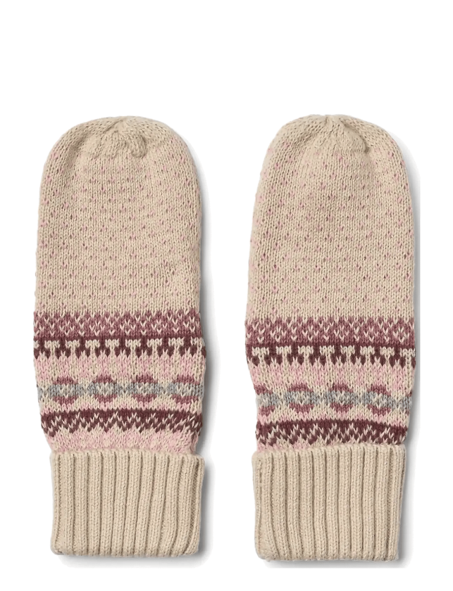 Jacquard Mittens Cotta - ROSE - XL