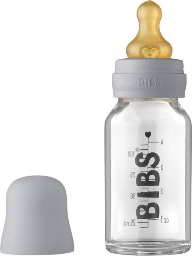 Baby Glass Bottle Complete Set Latex Cloud 110ml