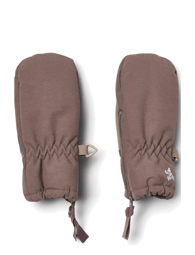 Technical Mittens Zipper - PLUM TRUFFLE - M