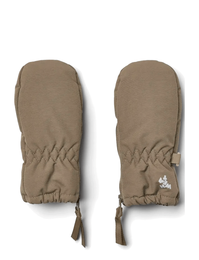 Technical Mittens Zipper - DRY WOOD - M