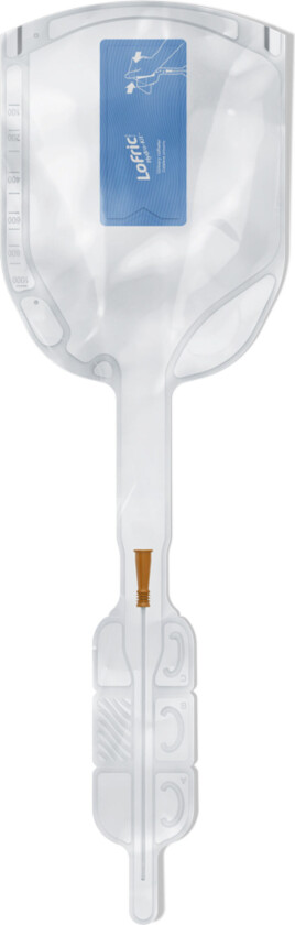 Hydro-kit kateter med oppsamlingspose, til kvinner, CH 16, nelaton, lengde 20 cm, 30 stk.