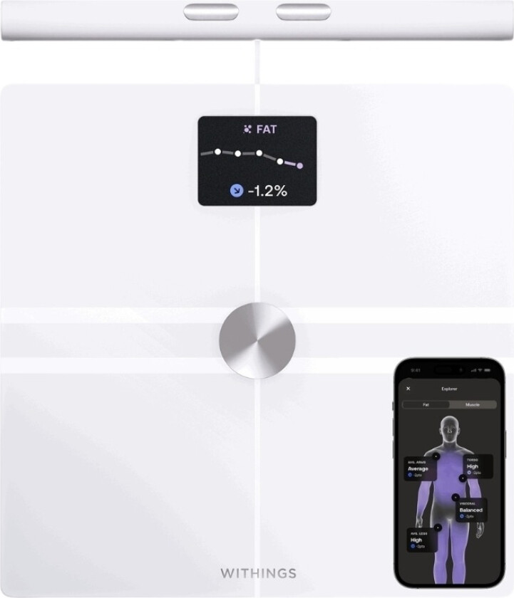 Bilde av BodyFit Analysevekt White