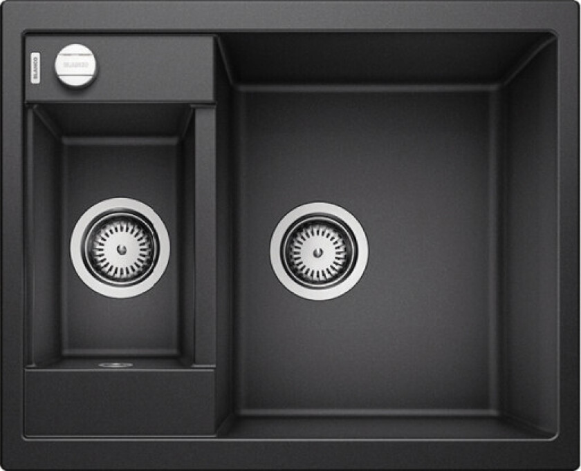 Metra 6-F kjøkkenvask, 60,5x49 cm, antrasitt