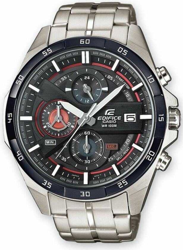 Edifice EFR-556DB-1AVUEF - Kvarts - Sølv - Herreklokker - Rustfritt stål - Mineral