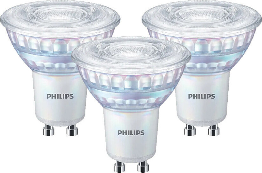 - 3-pack Pære LED Dimbar 3,8W GU10