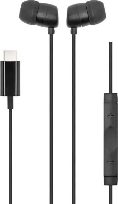 Bullets USB-C-hodetelefoner Svart