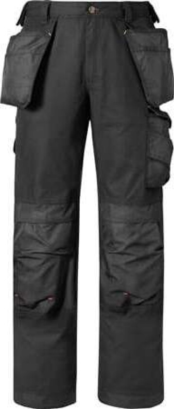 HULTAFORS Snickers Canvas+ buks med hylsterlommer, sort, str. 46