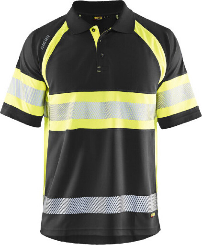 High Vis UV Polo skjorte Svart/Hig