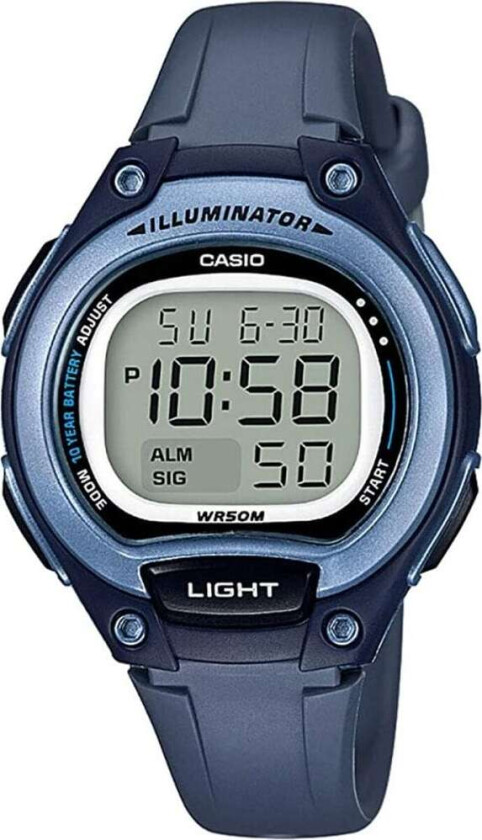 Vær deg selv med en - Casio Classic LW-203-2AVEF - Kvarts - Blå - Unisex - Resin - Mineral