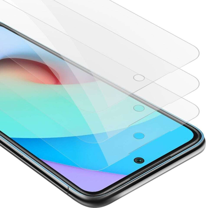 3x Skjermbeskytter Skärmskyddtil til Xiaomi RedMi 10 Herdet Skjermglass