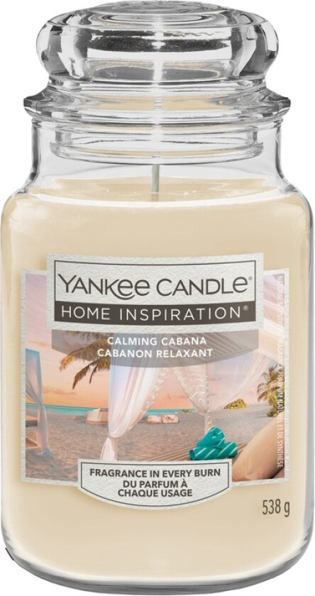 Large Scented Candle Calming Cabana 538g