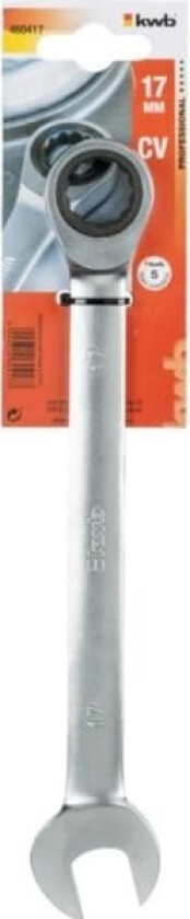 460417 Skraldenøgle-dobbelt 1 stk. 17 mm