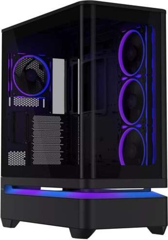 PRIME AP304 TG ARGB BLACK - Kabinett - Miditower - Svart