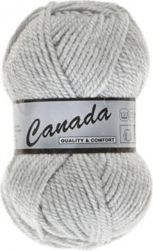 Lammy Canada Garn Unicolor 003 Perlegrått