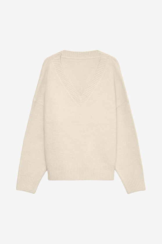 Genser Vmsif Ls V-Neck Pullover - Grå