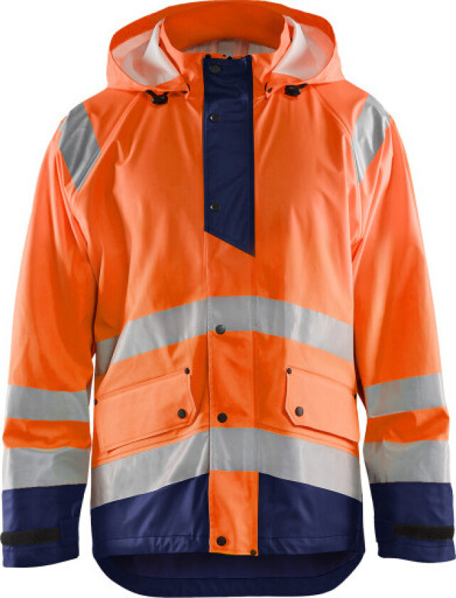 High Vis regnjakke nivå 1 Hig