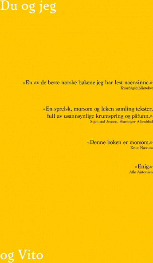 Du og jeg og Vito av Bjarte Arneson