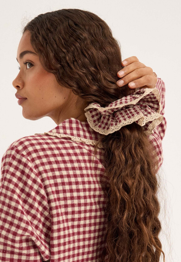 Gingham Scrunchie