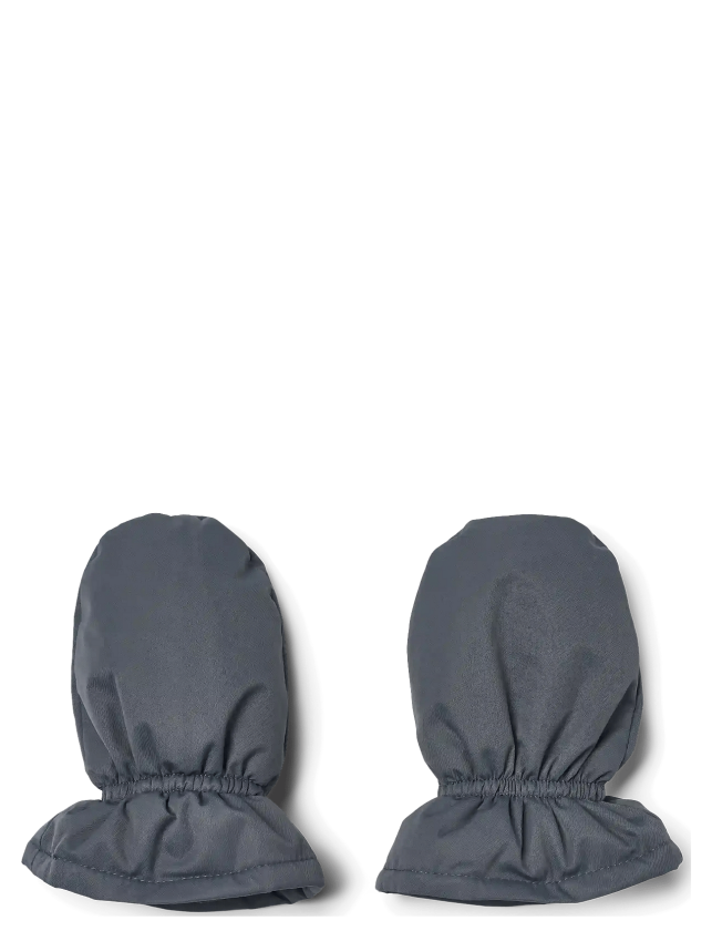 Puffer Baby Mittens Muffu - GREYBLUE - 3-6M